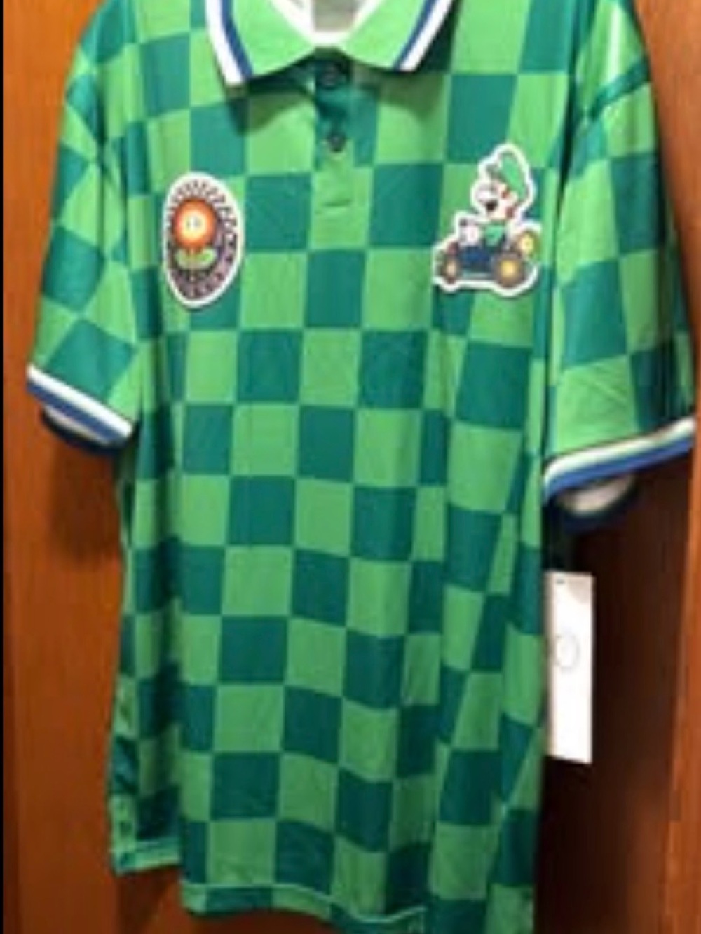 Mens Mario Kart Luigi Polo